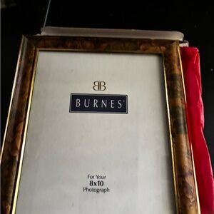 Gold and Brown Picture Frame
